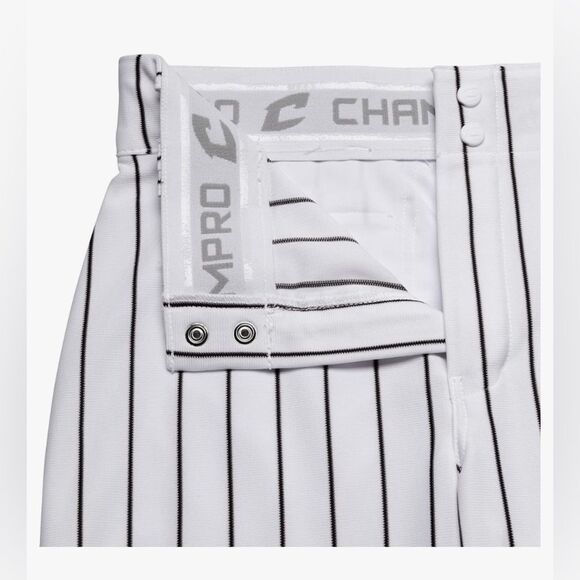 NWT CHAMPRO Boys' Youth Classic Pinstripe Baseball Knickers Pants Size large LG - Picture 5 of 7
